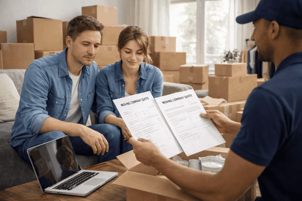 Offerte verhuisbedrijf
