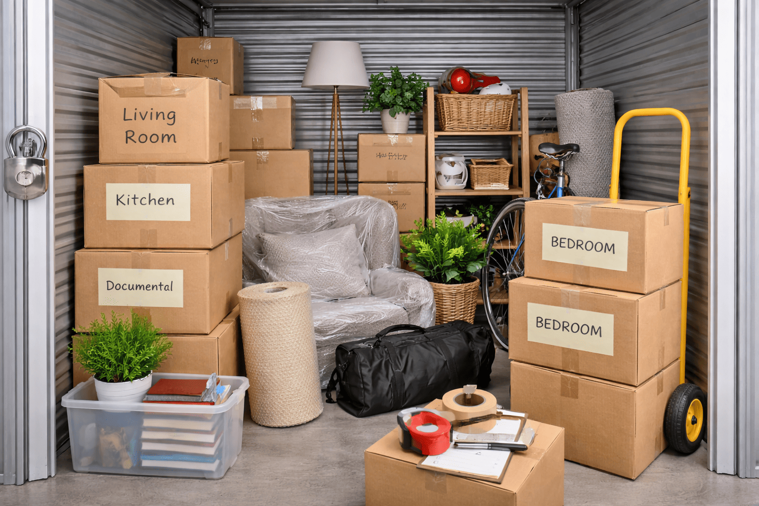 Opslag tijdens verhuizing