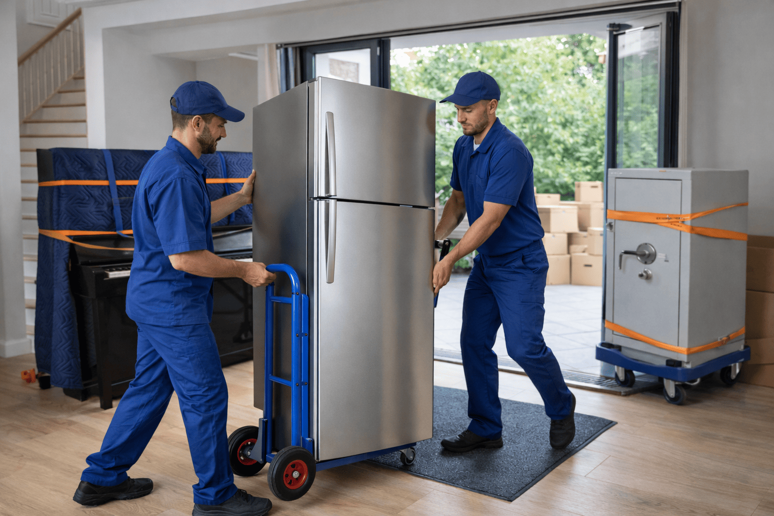 Grote spullen verhuizen